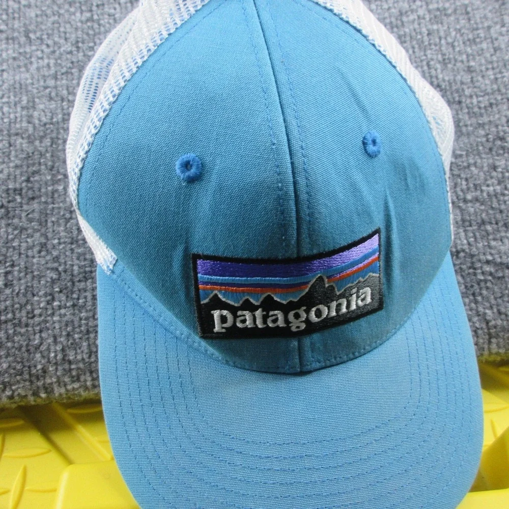 Patagonia Hat Cap Adult One Size Blue Mesh Snapback Trucker Outdoor Mens